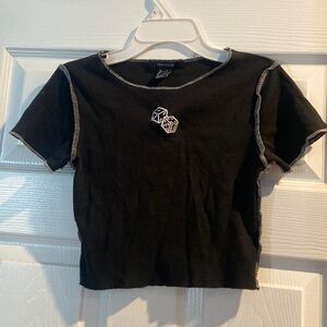 Black top with dice small